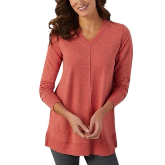 Soft Surroundings Siesta Soft Tunic Style Number: 2BR58 Long Tunic Pockets Sz M - Picture 12 of 12